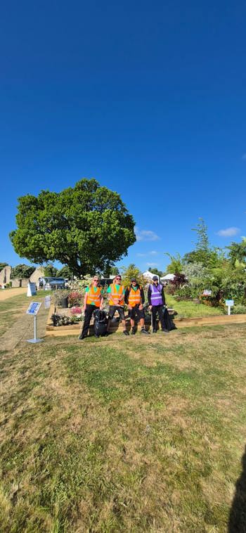 Crew Posing With Bin Bags (3)