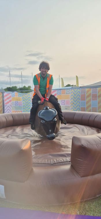 Joe Thompson On Bronco (1)