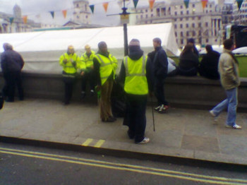 Clean Up Those Yobs On The Wall Would You