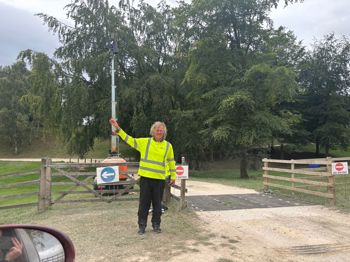 Andrew Directing Traffic