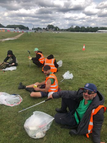 Crew Members Having A Rest
