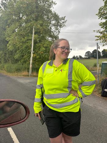 Harriett Posing For Picture