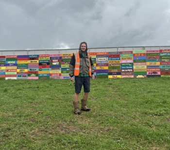 Shane Infront Of Colourful Wall