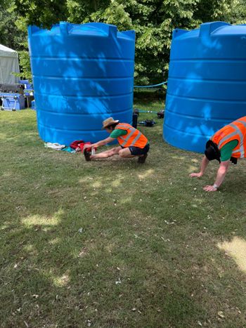Crew Stretching Before Shift (4)