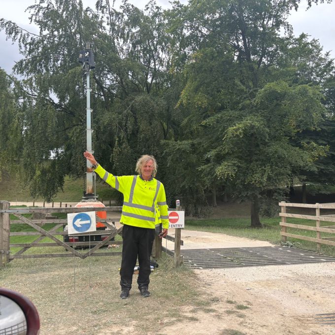 Andrew Directing Traffic