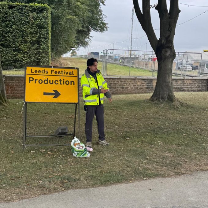 Crew Member By Production Sign