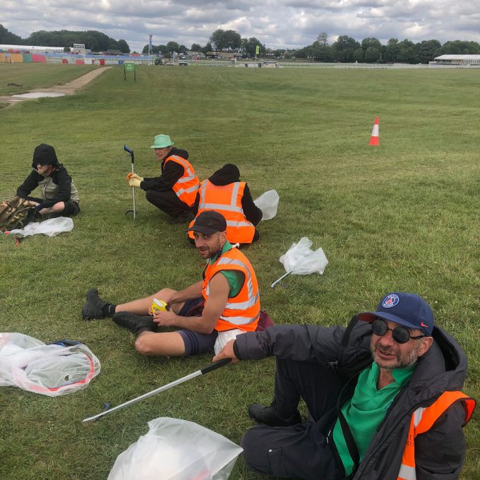 Crew Members Having A Rest