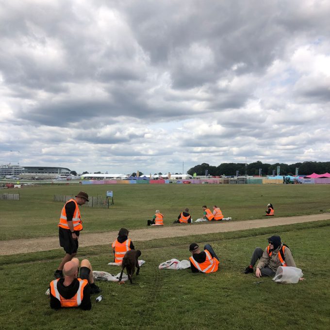 Crew Members Resting