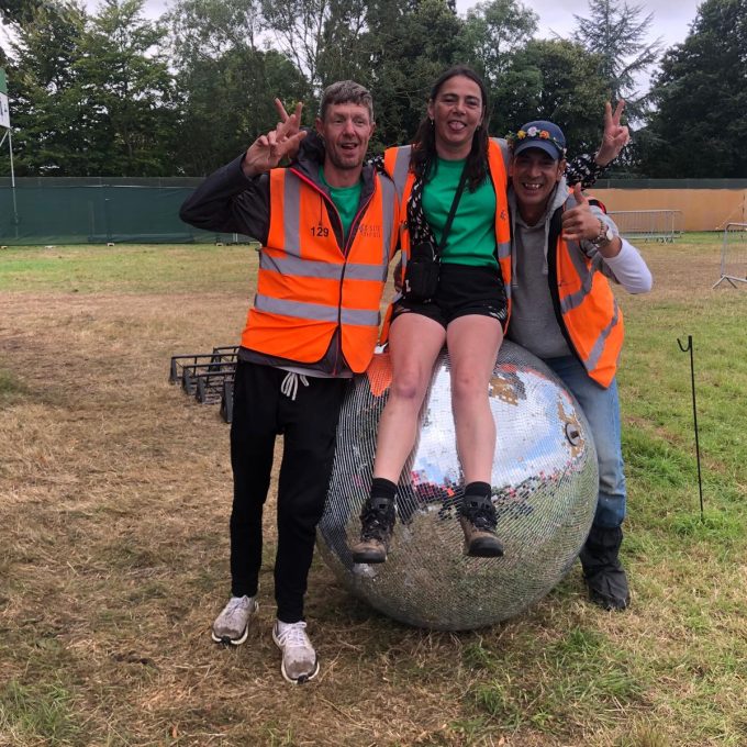 Crew On Glitter Ball 3