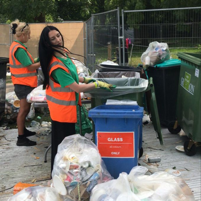 Crew Sorting Through Rubbish