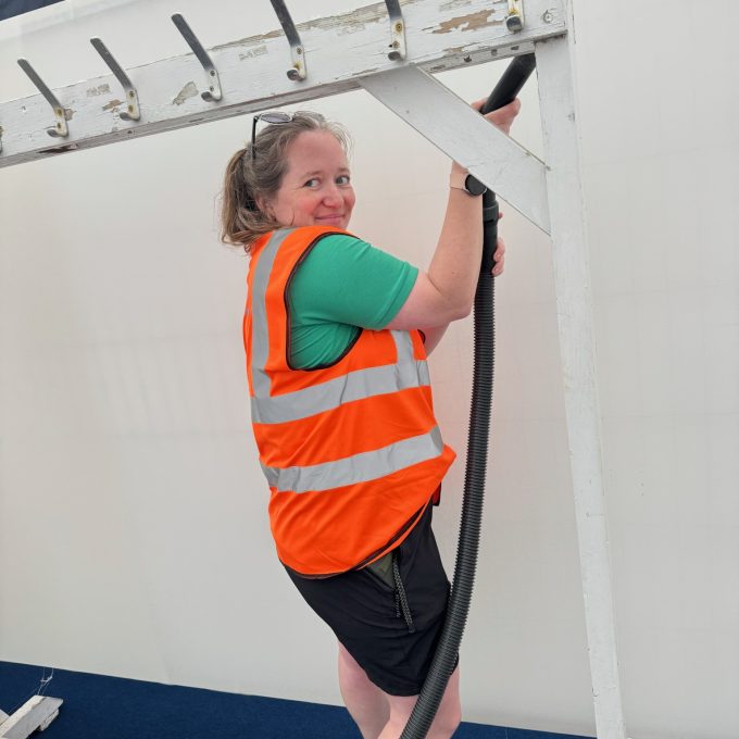 Harriett Using A Hoover (1)