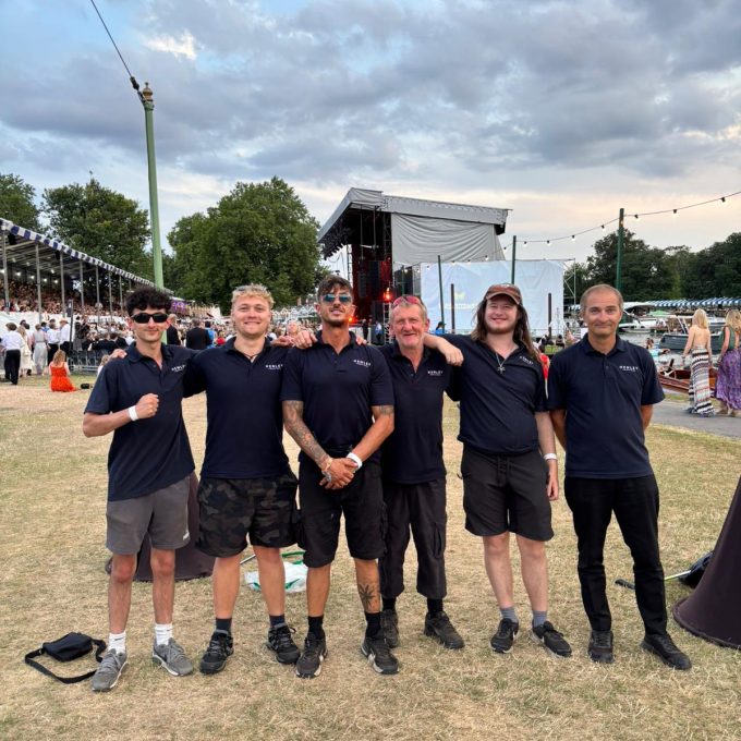 Ian & Crew In Henley Uniform
