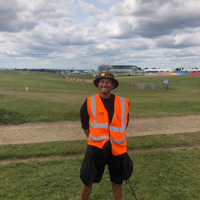 John Rees Posing For Camera