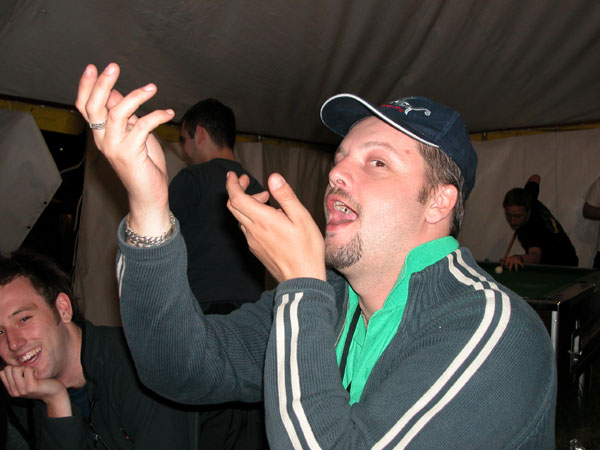 Matt Explaining Where All The Food From The Bbq Got To