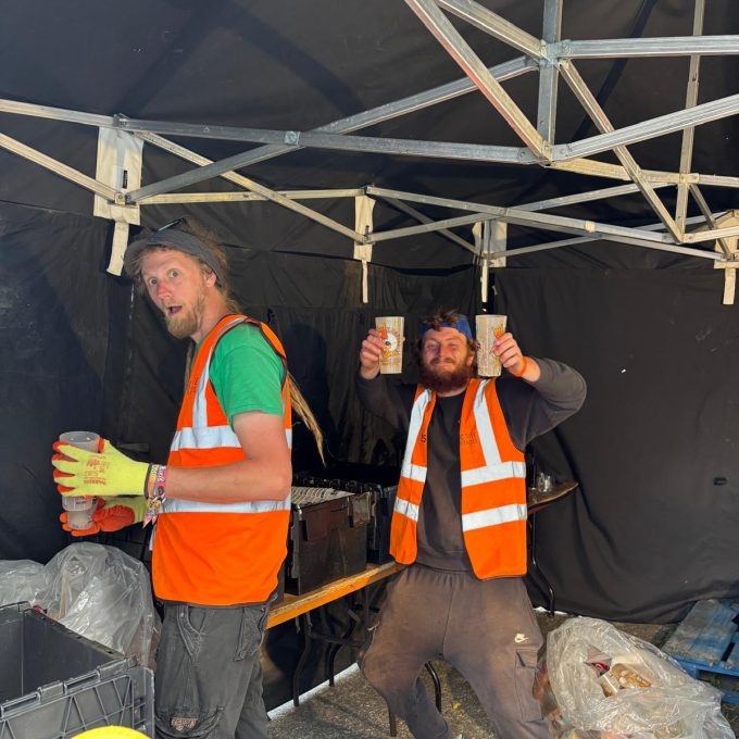 Nathan And Matt With Cups