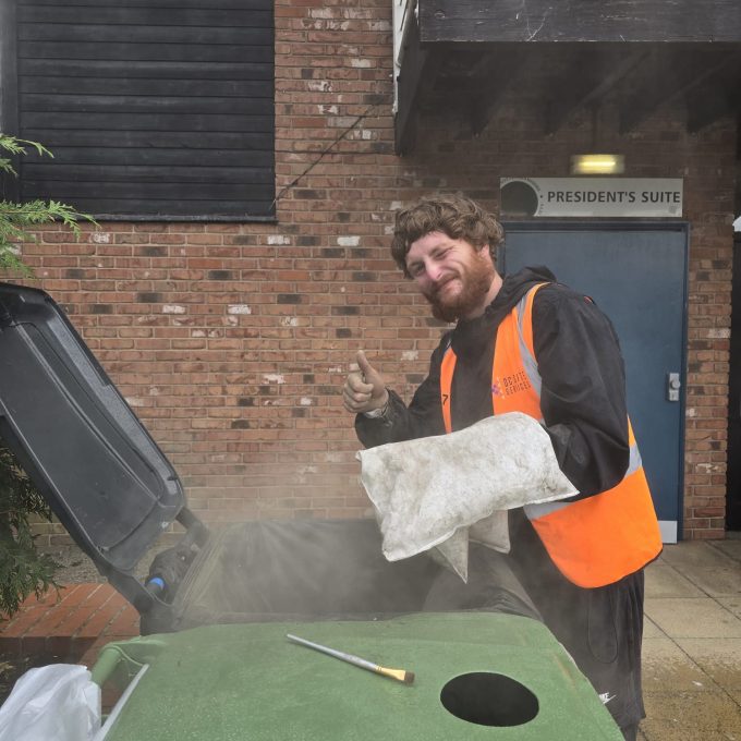 Nathan By A Dusty Bin