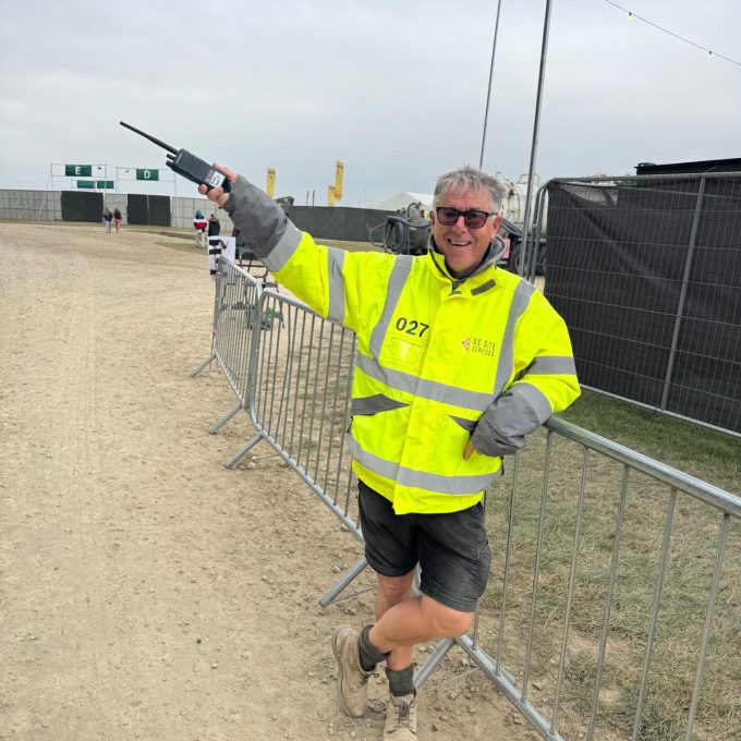 Peter Pointing With Radio