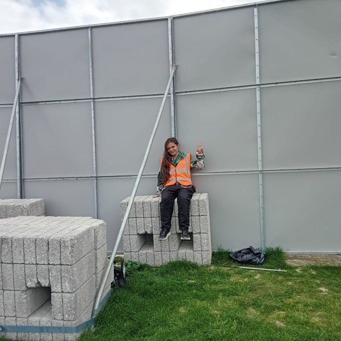 Sally On Breezeblocks