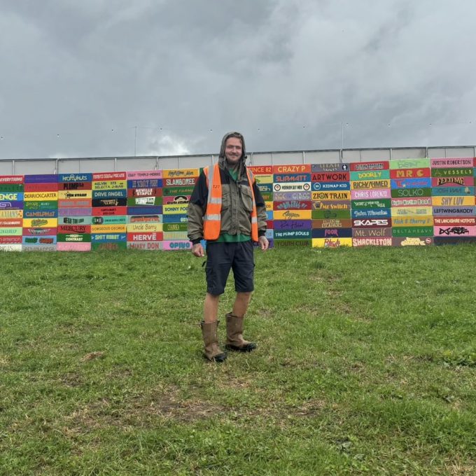 Shane Infront Of Colourful Wall