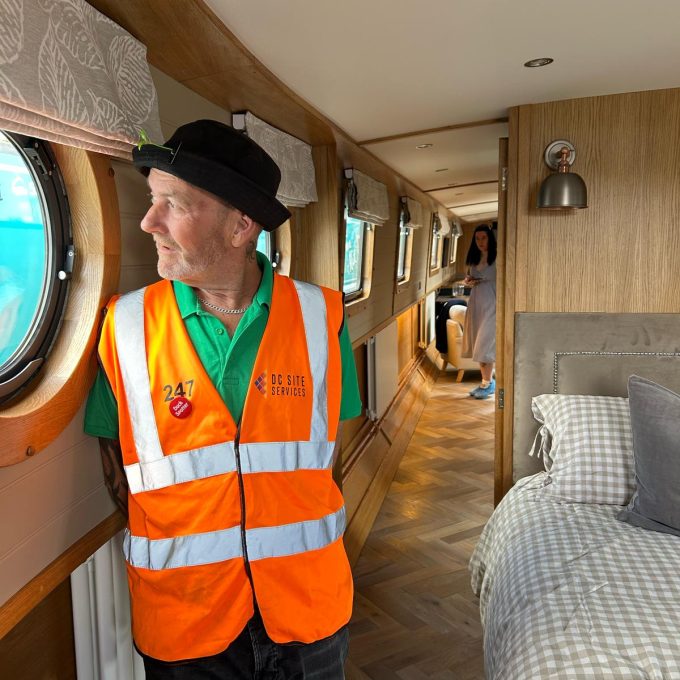 Steve Looking Out Boat Window