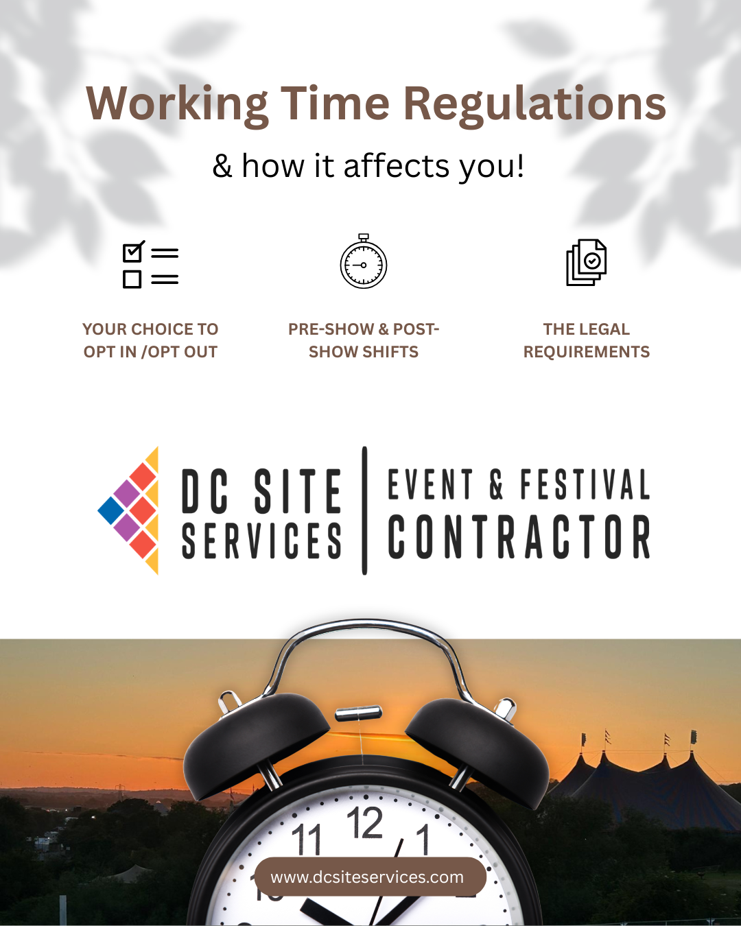 Working time regulations pic