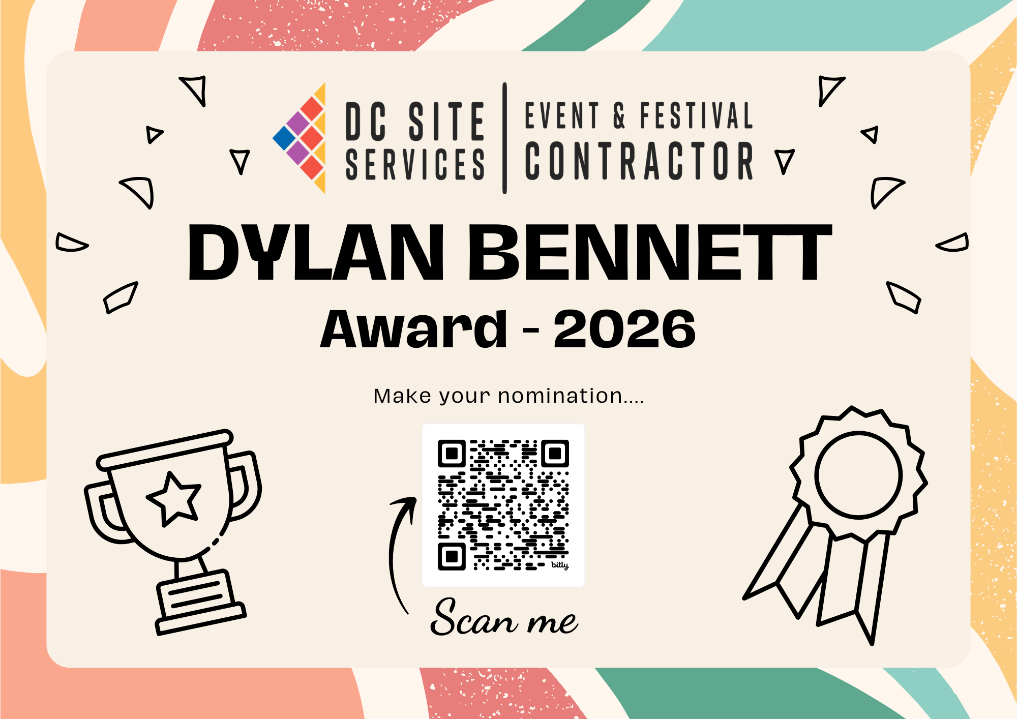 DB Award Poster with QR DB Award Poster with QR